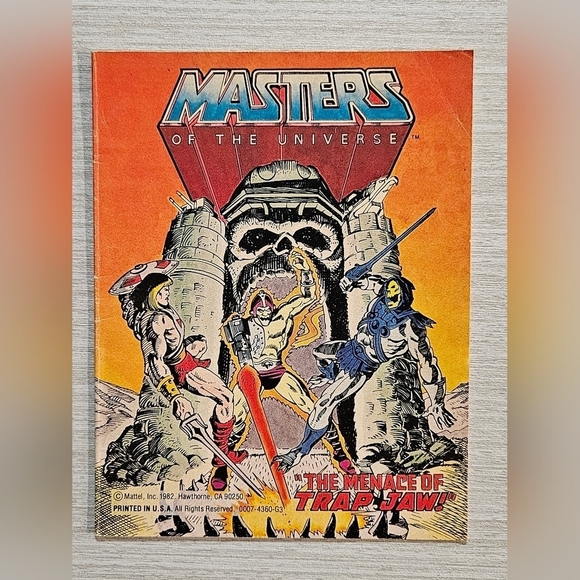 Masters Of The Universe "The Menace Of Trap Jaw" Mini Comic 1982 Mattel/DC Comic - Picture 1 of 4